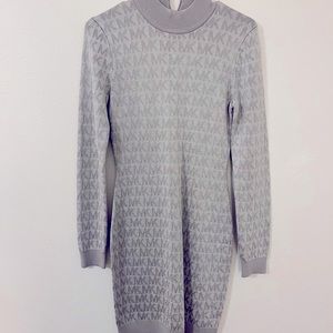 Michael Kors logo jacquard dress